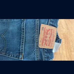 Levi's 501 Straight Men's Jeans - Dark Blue Denim